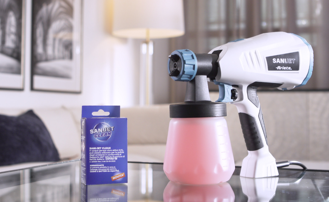 River subraya la importancia de su nebulizador Ariete Higienizante SaniJET